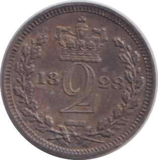 1828 MAUNDY TWOPENCE ( UNC ) - MAUNDY TWOPENCE - Cambridgeshire Coins
