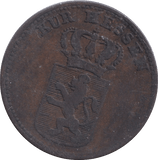 1828 ONE KREUZER GERMANY - WORLD COINS - Cambridgeshire Coins