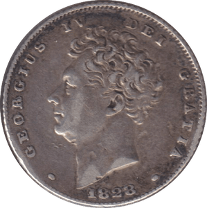 1828 SHILLING ( GF ) - SHILLING - Cambridgeshire Coins