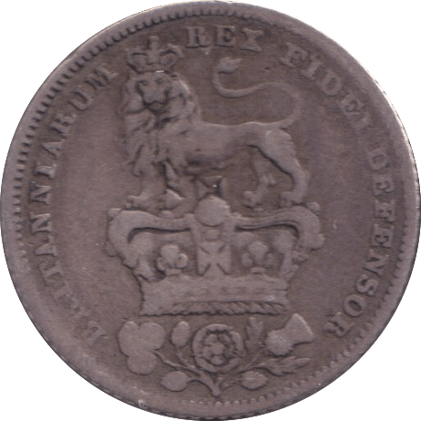 1828 SIXPENCE ( FINE ) - SIXPENCE - Cambridgeshire Coins