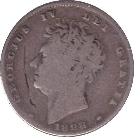 1828 SIXPENCE ( FINE ) - SIXPENCE - Cambridgeshire Coins