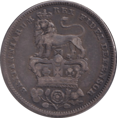 1828 SIXPENCE ( VF ) - SIXPENCE - Cambridgeshire Coins