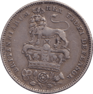 1828 SIXPENCE ( VF ) - SIXPENCE - Cambridgeshire Coins