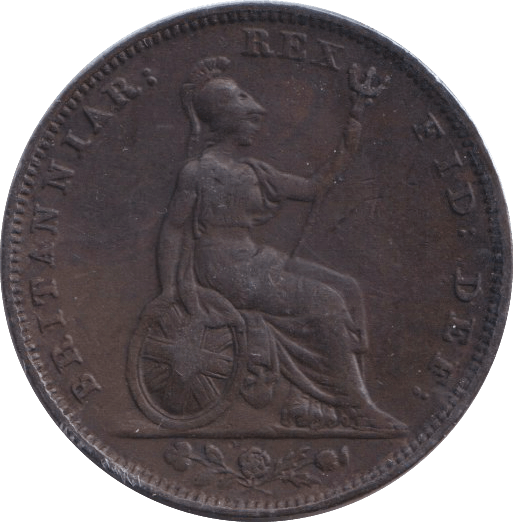 1829 FARTHING ( GF ) - FARTHING - Cambridgeshire Coins