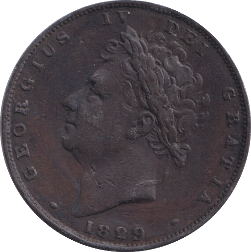 1829 FARTHING ( GF ) - FARTHING - Cambridgeshire Coins