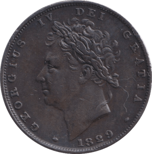 1829 FARTHING ( VF ) - FARTHING - Cambridgeshire Coins