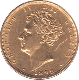 1829 GOLD SOVEREIGN ( AUNC ) - SOVEREIGN - Cambridgeshire Coins