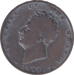 1829 HALFCROWN ( FINE ) - HALFCROWN - Cambridgeshire Coins