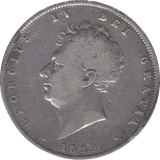 1829 HALFCROWN ( GF ) - HALFCROWN - Cambridgeshire Coins