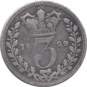 1829 MAUNDY THREEPENCE ( FINE ) - MAUNDY THREEPENCE - Cambridgeshire Coins
