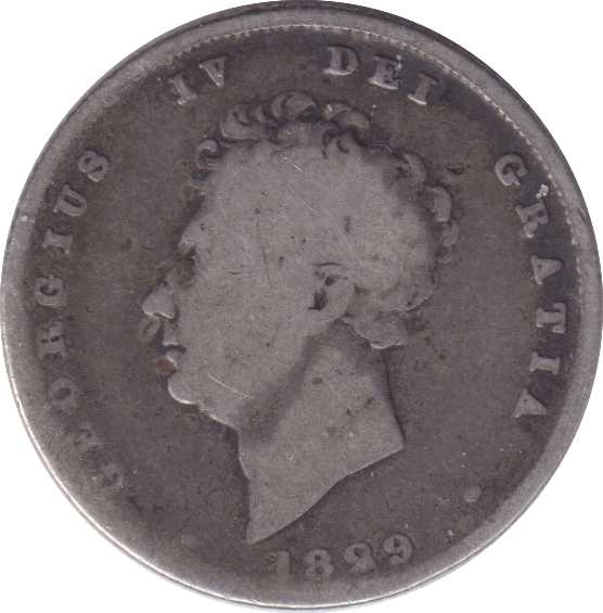1829 SHILLING ( NF ) - SHILLING - Cambridgeshire Coins