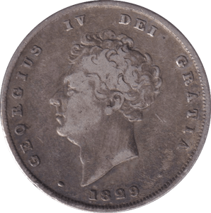 1829 SHILLING ( VF ) - SHILLING - Cambridgeshire Coins