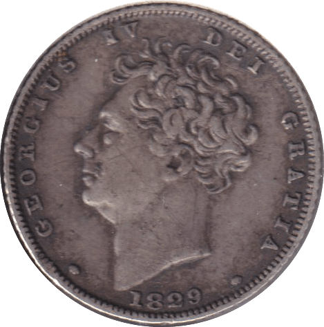 1829 SHILLING ( VF ) - SHILLING - Cambridgeshire Coins