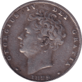 1829 SIXPENCE ( FINE ) - SIXPENCE - Cambridgeshire Coins