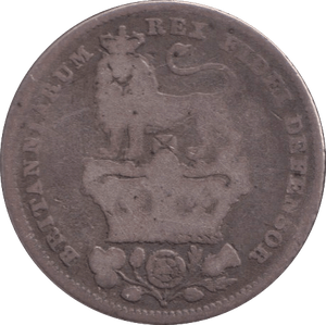 1829 SIXPENCE ( NF ) - SIXPENCE - Cambridgeshire Coins