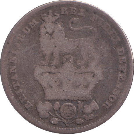 1829 SIXPENCE ( NF ) - SIXPENCE - Cambridgeshire Coins