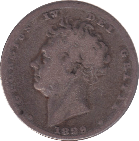 1829 SIXPENCE ( NF ) - SIXPENCE - Cambridgeshire Coins