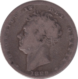 1829 SIXPENCE ( NF ) - SIXPENCE - Cambridgeshire Coins