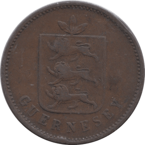 1830 4 DOUBLES GUERNSEY - WORLD COINS - Cambridgeshire Coins