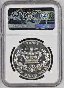 1830 - DATED SILVER 5 SHILLING AUSTRALIA NEW SOUTH WALES GEORGE IV FANTASY NGC PF 65 ULTRA CAMEO - NGC SILVER COINS - Cambridgeshire Coins