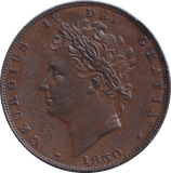 1830 FARTHING ( EF ) - FARTHING - Cambridgeshire Coins