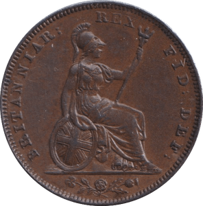 1830 FARTHING ( EF ) - FARTHING - Cambridgeshire Coins