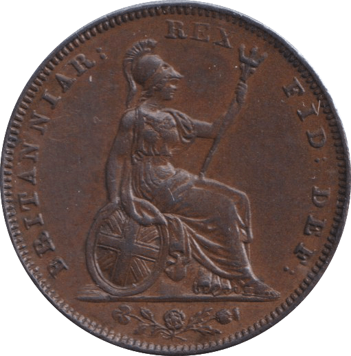 1830 FARTHING ( EF ) - FARTHING - Cambridgeshire Coins