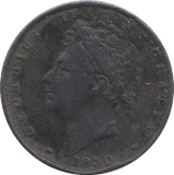 1830 FARTHING ( F ) - WORLD COINS - Cambridgeshire Coins