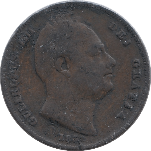 1830 FARTHING ( FINE ) - Farthing - Cambridgeshire Coins