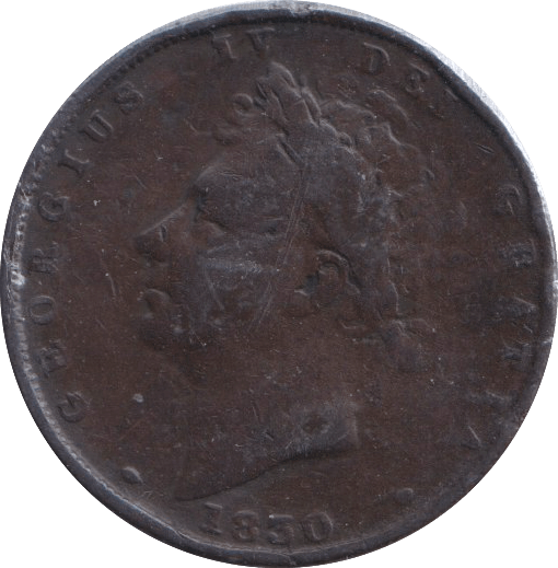 1830 FARTHING ( FINE ) - FARTHING - Cambridgeshire Coins