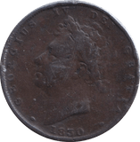 1830 FARTHING ( FINE ) - FARTHING - Cambridgeshire Coins