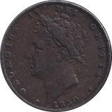 1830 FARTHING ( GF ) - FARTHING - Cambridgeshire Coins