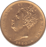 1830 GOLD SOVEREIGN ( EF ) - SOVEREIGN - Cambridgeshire Coins