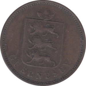 1830 GUERNSEY 4 DOUBLES - WORLD COINS - Cambridgeshire Coins