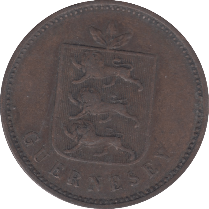 1830 GUERNSEY 4 DOUBLES - WORLD COINS - Cambridgeshire Coins