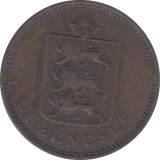 1830 GUERNSEY 4 DOUBLES - WORLD COINS - Cambridgeshire Coins