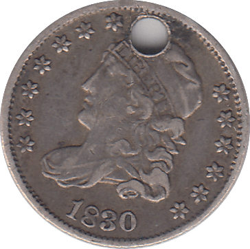 1830 HOLED 5 CENTS - WORLD COINS - Cambridgeshire Coins