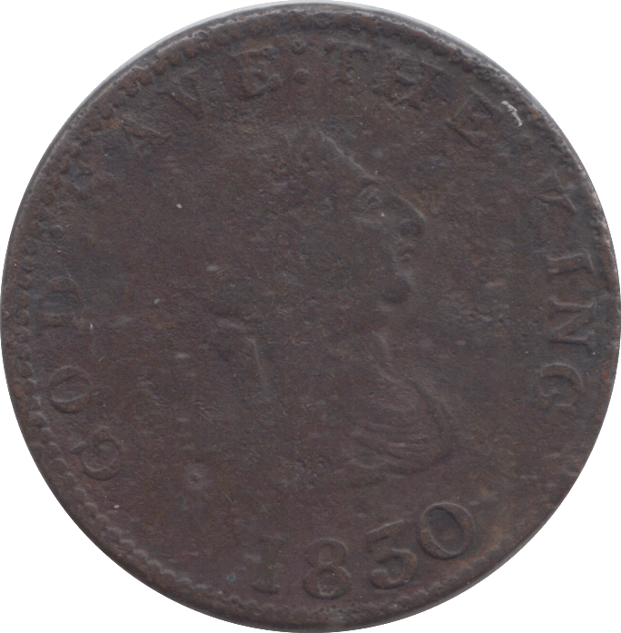 1830 ISLE OF MAN PENNY TOKEN - PENNY TOKEN - Cambridgeshire Coins