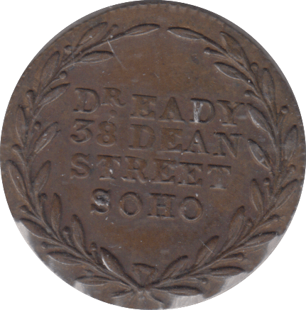 1830 SOHO FARTHING TOKEN - FARTHING TOKEN - Cambridgeshire Coins