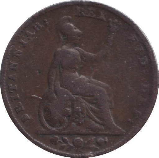 1831 FARTHING ( FINE ) - FARTHING - Cambridgeshire Coins