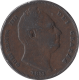 1831 FARTHING ( FINE ) - Farthing - Cambridgeshire Coins
