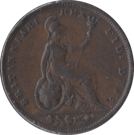 1831 FARTHING ( FINE ) - Farthing - Cambridgeshire Coins
