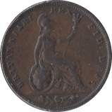 1831 FARTHING ( FINE ) - Farthing - Cambridgeshire Coins
