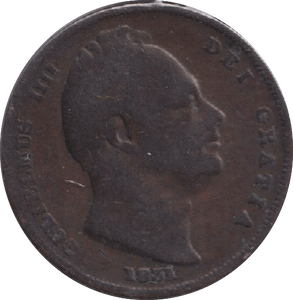 1831 FARTHING ( FINE ) - FARTHING - Cambridgeshire Coins