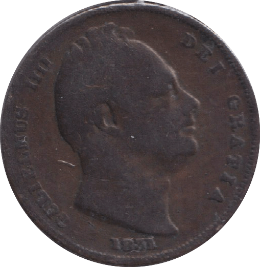 1831 FARTHING ( FINE ) - FARTHING - Cambridgeshire Coins