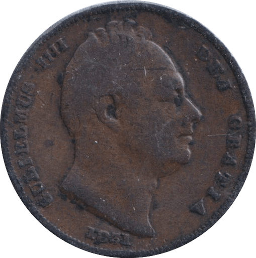 1831 FARTHING ( GF ) - FARTHING - Cambridgeshire Coins