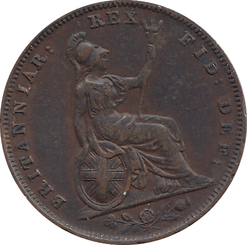 1831 FARTHING ( GVF ) - FARTHING - Cambridgeshire Coins