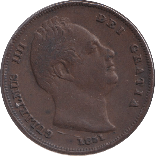 1831 FARTHING ( GVF ) - FARTHING - Cambridgeshire Coins
