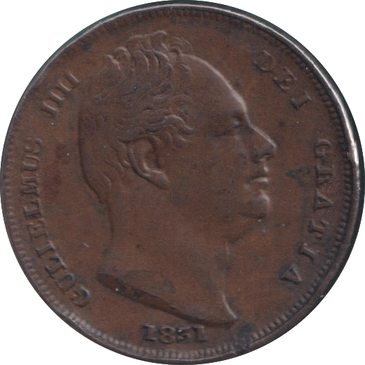 1831 FARTHING ( VF ) - FARTHING - Cambridgeshire Coins