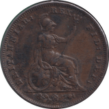 1831 FARTHING ( VF ) - FARTHING - Cambridgeshire Coins